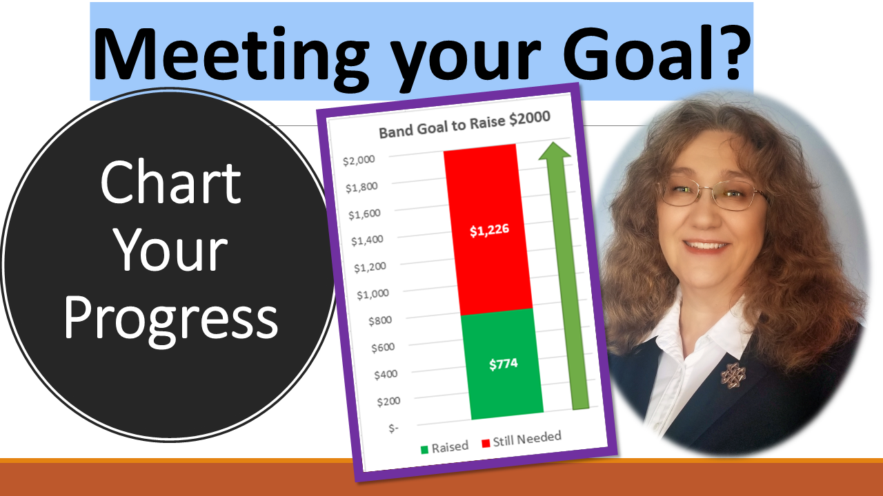 Image for video on creating an Excel Goal Chart.