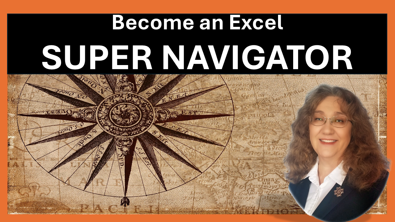 Image for YouTube video about using Excel's Navigation Pane