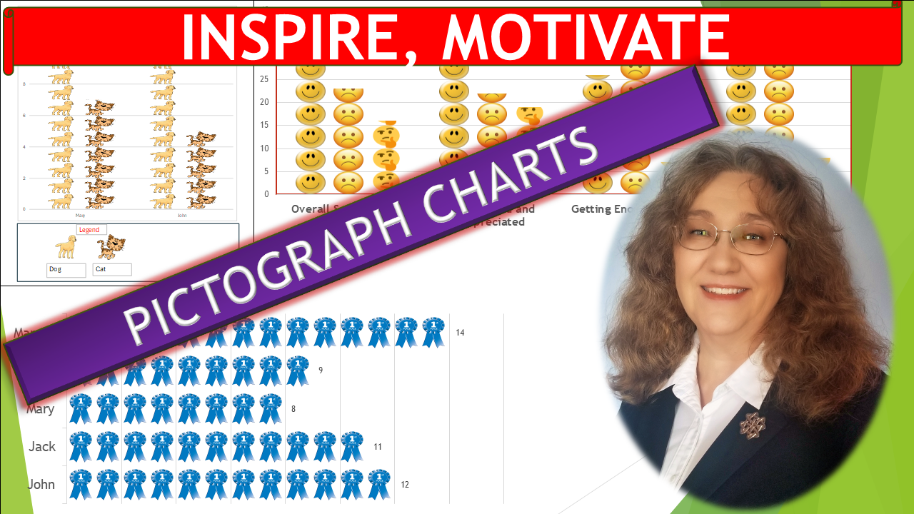 Image for Video on creating an Excel Pictograph Chart