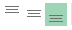Excel vertical alignment buttons for top, middle, and bottom alignment